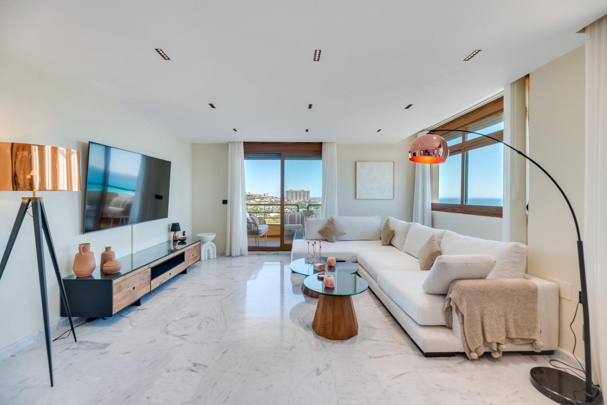 Ferienwohnung Luxury 4Bdr Penthouse With Sea Views Benalmádena Exterior foto